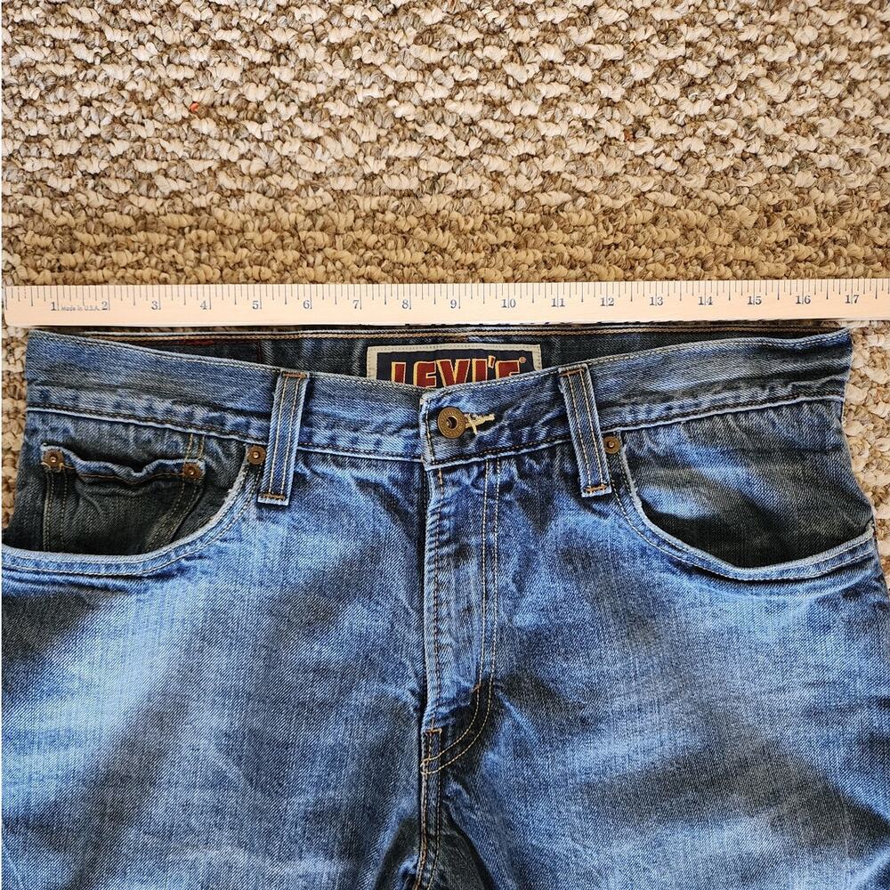 Levis Jeans Men's 34x30 Blue Denim 527 Low Boot Cut Cowboy Outdoor Western - Picture 8 of 10